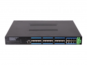 管理型千兆 24光8電工業級交換機