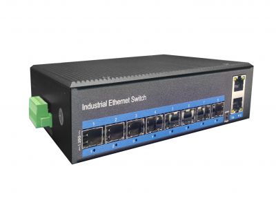 千兆8光2電SFP 非網管工業級交換機