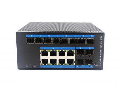 YH6128BGS-SFP管理型工業(yè)交換機