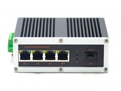 千兆1光4電工業(yè)級以太網(wǎng)交換機   YHGT4GP-1SFP